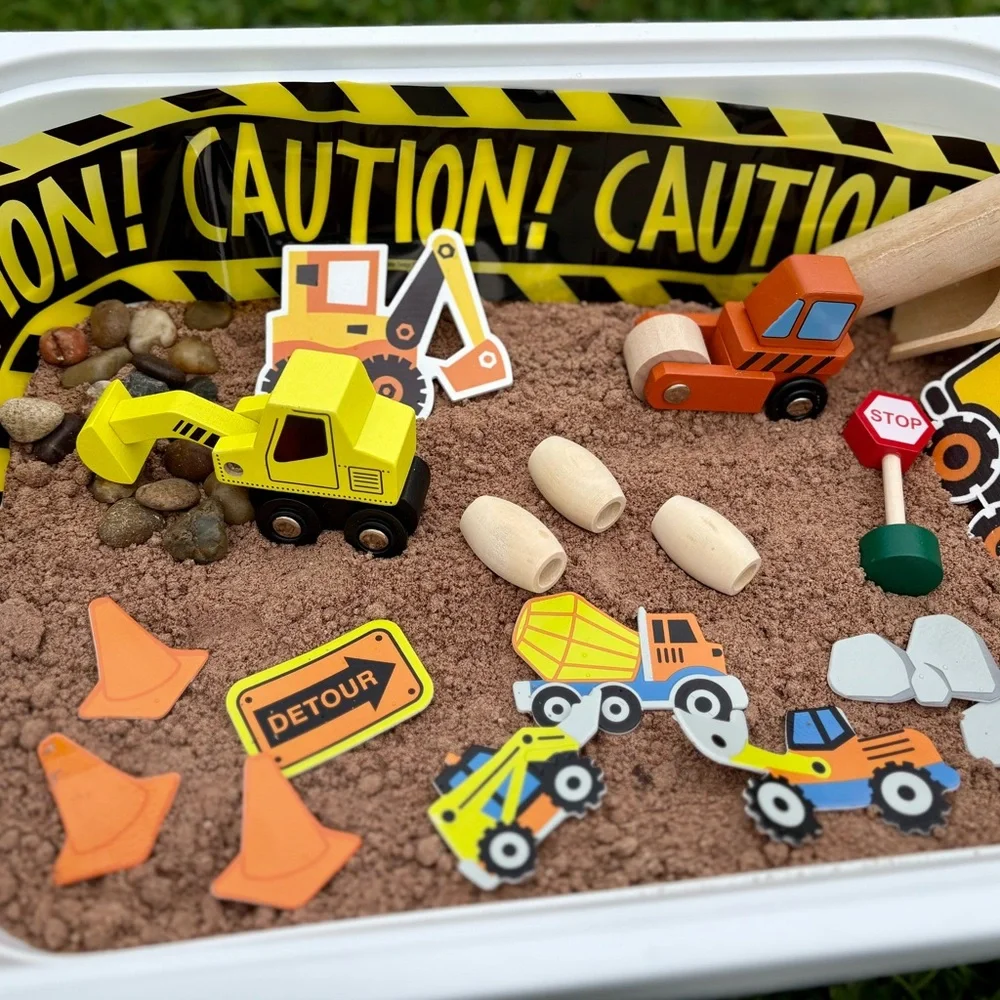 Construction Site Playset for Kids